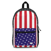 Camo USA Patriotic Back to School - Backpack for Travel, School, & Outdoor Adventures | USA Flag Design | Gifts for Veterans, Holidays, and Events