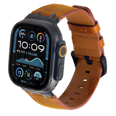 Premium AP Leather Band for Apple Watch - Vintage Design