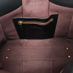 Eloise Black Leather Shoulder Bag