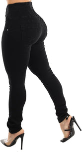 Moda Xpress Super High Waisted Butt Lifting Jeans for Women - Levanta Cola Skinny Jeans