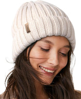 FURTALK Winter Hats for Women Fleece Lined Beanie Knit Chunky Womens Snow Cap