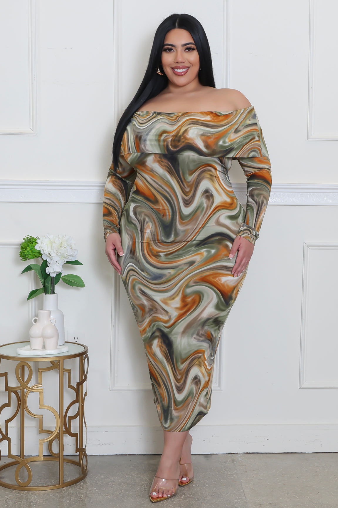 To The Beat Plus Size Dress