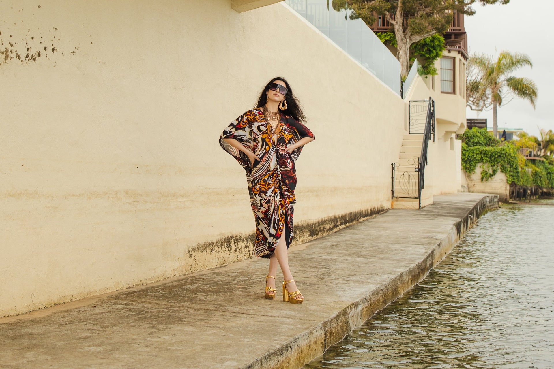 Actius Caftan Kaftan Dress in Rouge Actius Caftan Kaftan Dress in Rouge