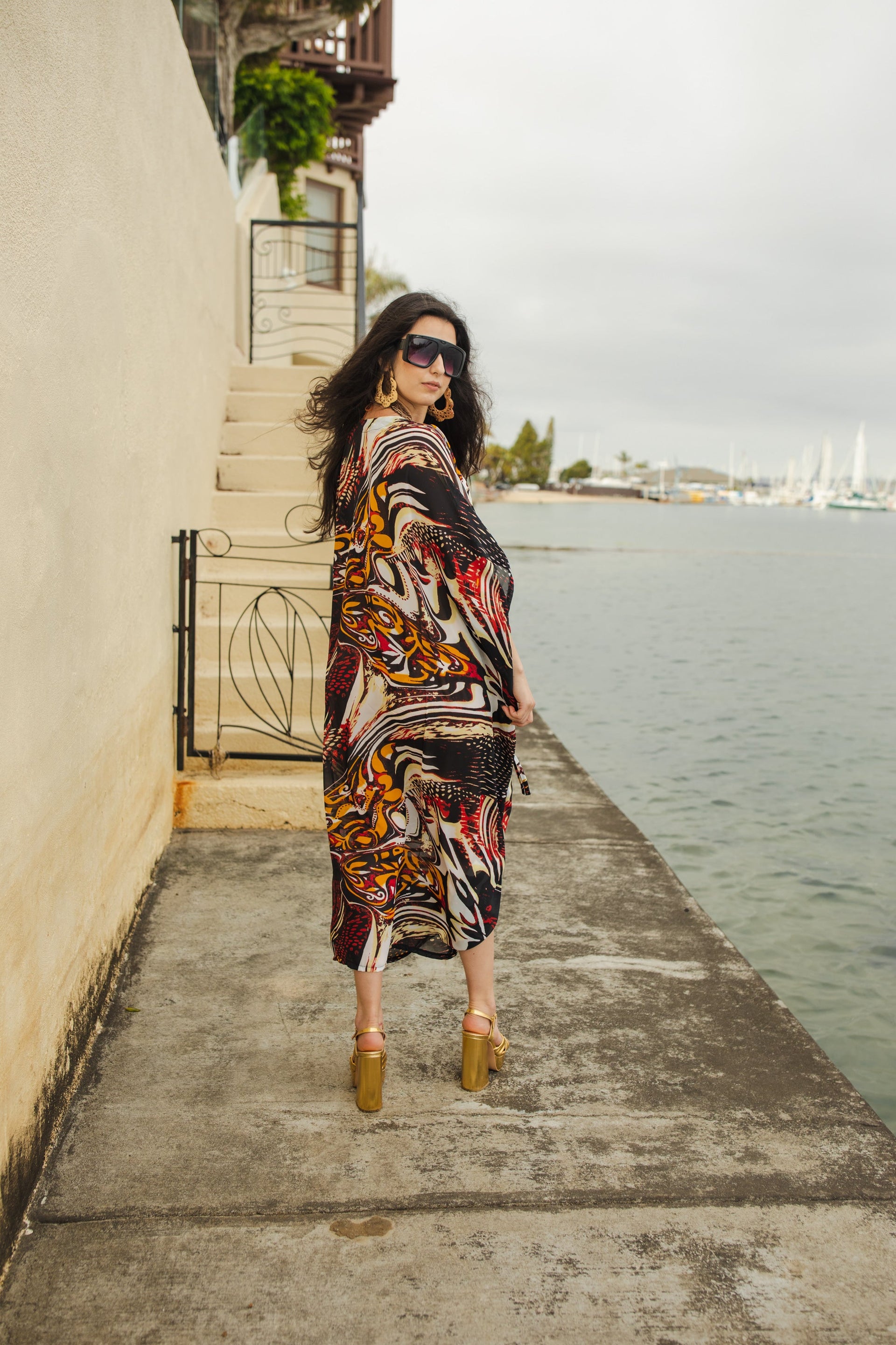 Actius Caftan Kaftan Dress in Rouge Actius Caftan Kaftan Dress in Rouge