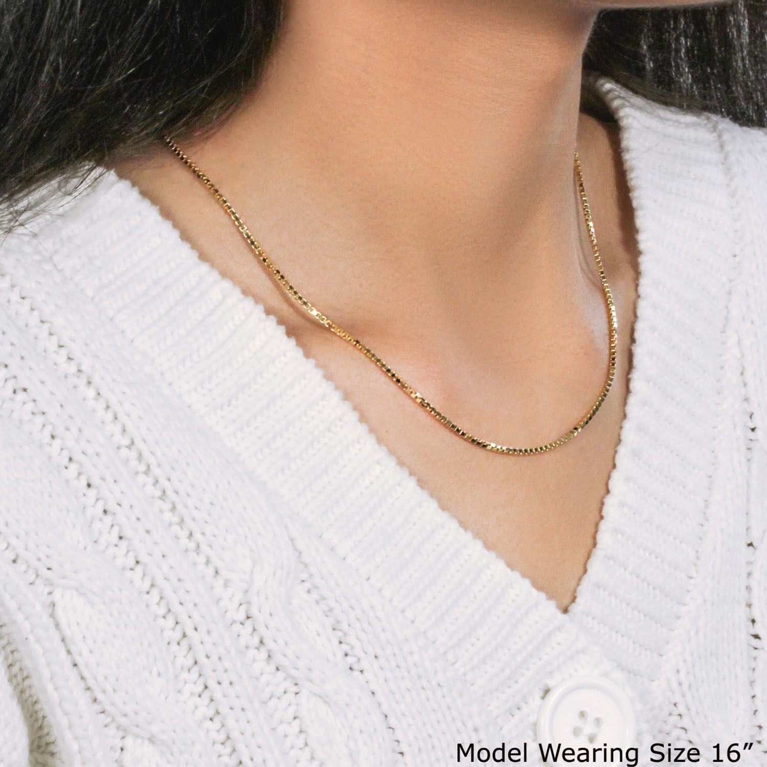 14k Yellow Gold Semi Solid Box Chain (1.80 mm) 14k Yellow Gold Semi Solid Box Chain (1.80 mm)