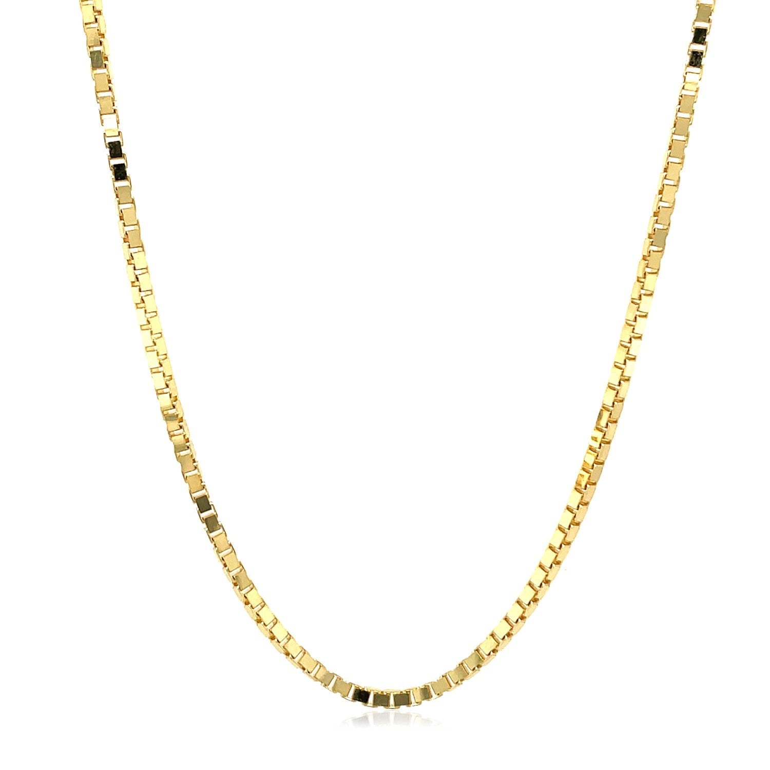 14k Yellow Gold Semi Solid Box Chain (1.80 mm) 14k Yellow Gold Semi Solid Box Chain (1.80 mm)