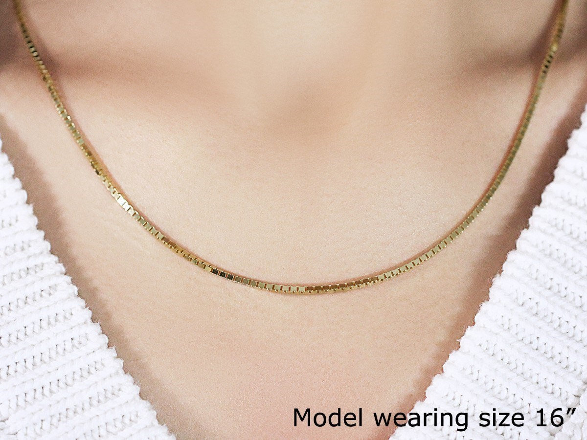 14k Yellow Gold Semi Solid Box Chain (1.80 mm) 14k Yellow Gold Semi Solid Box Chain (1.80 mm)