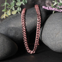 14k Rose Gold Classic Miami Cuban Solid Chain (6.10 mm)