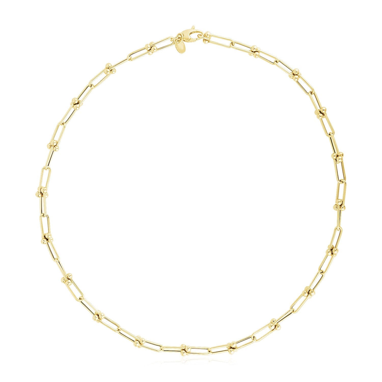 14k Yellow Gold High Polish Jax Link Chain (5.90 mm) 14k Yellow Gold High Polish Jax Link Chain (5.90 mm)
