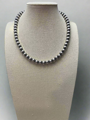 8mm Sterling Pearl Necklace - 18 inch - The Classic pearl necklace