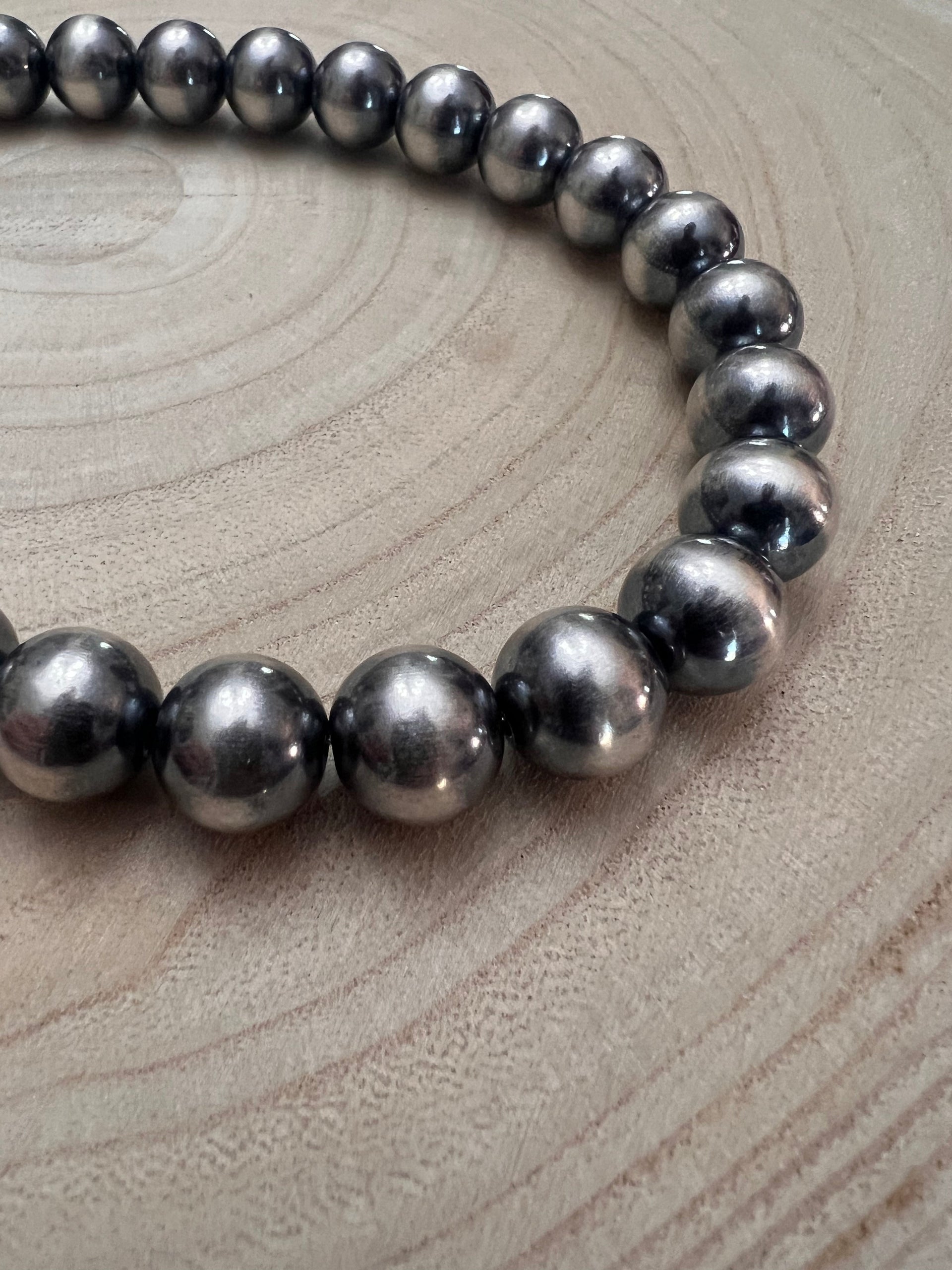 14mm Sterling Silver Pearls Necklace - 16 inch 14mm Sterling Silver Pearls Necklace - 16 inch