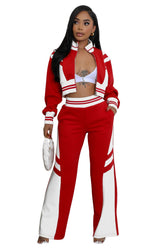 WOMEN FASHION CASUAL TWO PIECE PANT SET