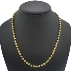 14K Gold- Moon Cut Chain (Yellow Gold)