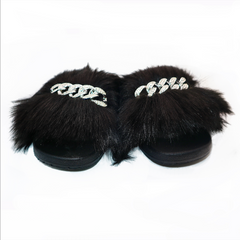 Michaela V Pupa Slippers Black