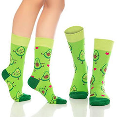Fun Crew Socks for Men and Women – Colorful Cotton Novelty 6-Pack