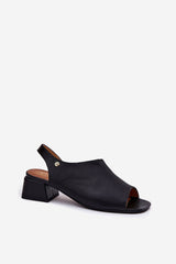 Averelle Classic Block Heel Sandals