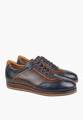 Princeton Sneaker Navy Brown