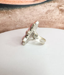 Pink Conch Starburst Ring