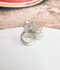 Pink Conch Starburst Ring