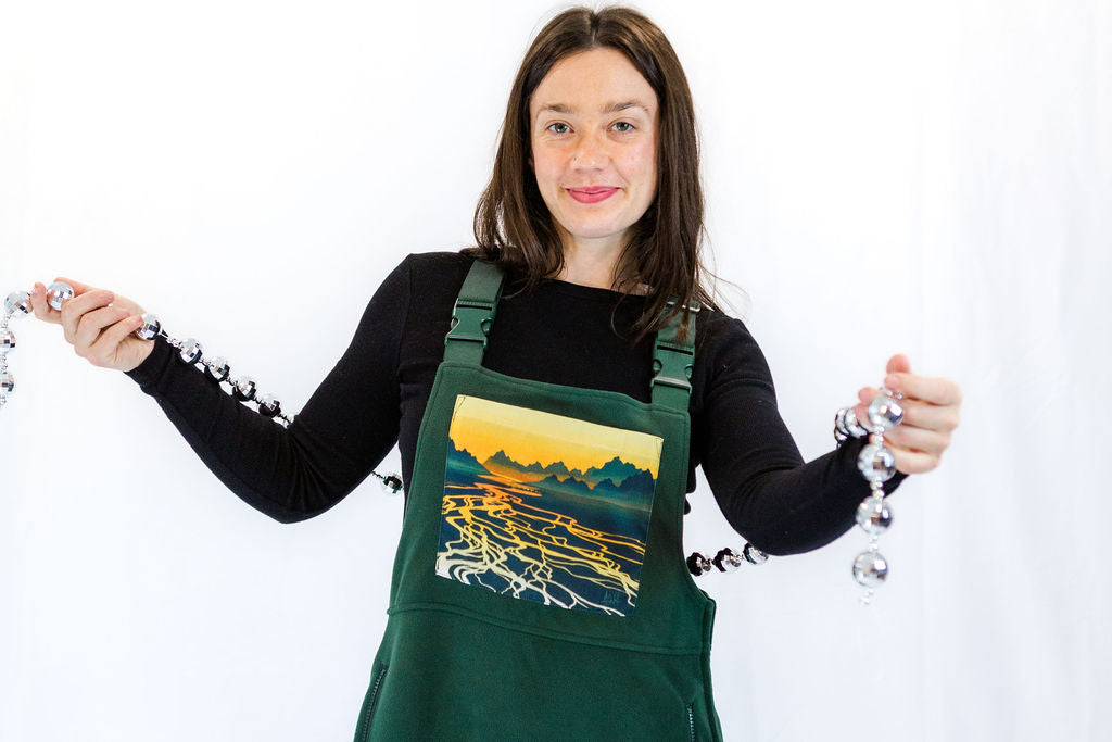 Braided River Fleece Overalls