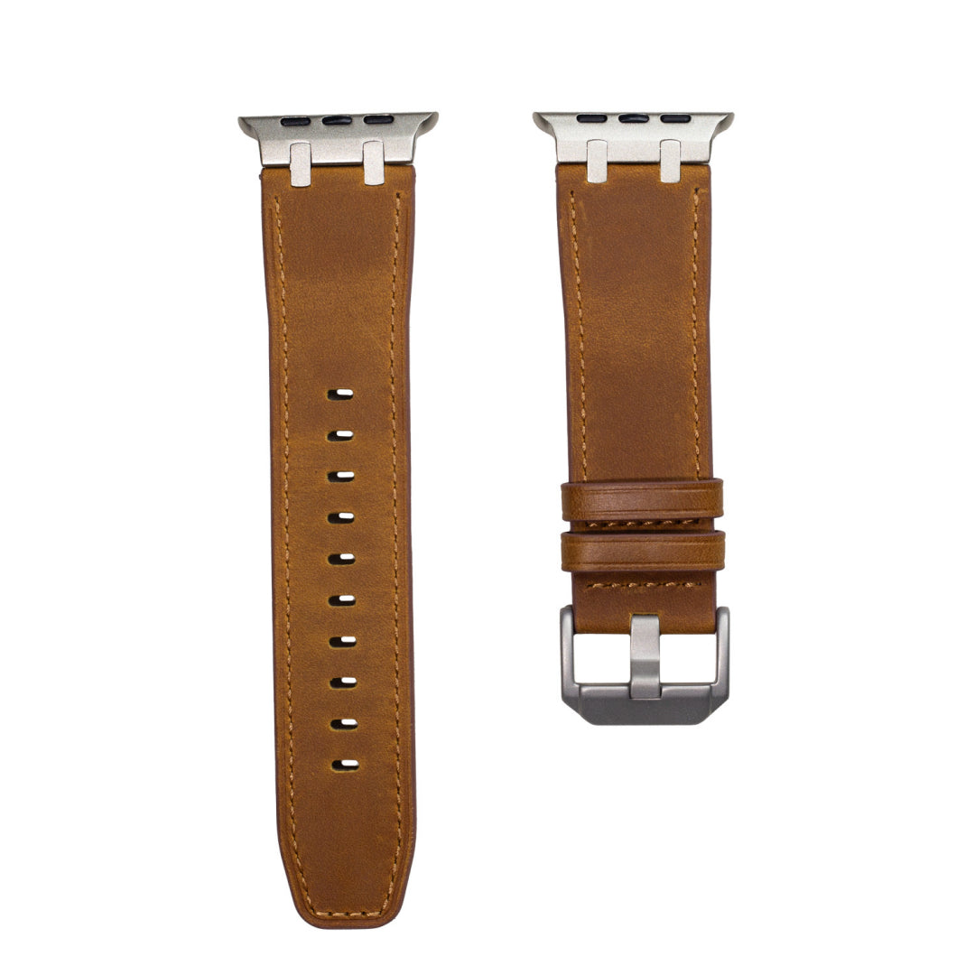 Premium AP Leather Band for Apple Watch - Vintage Design