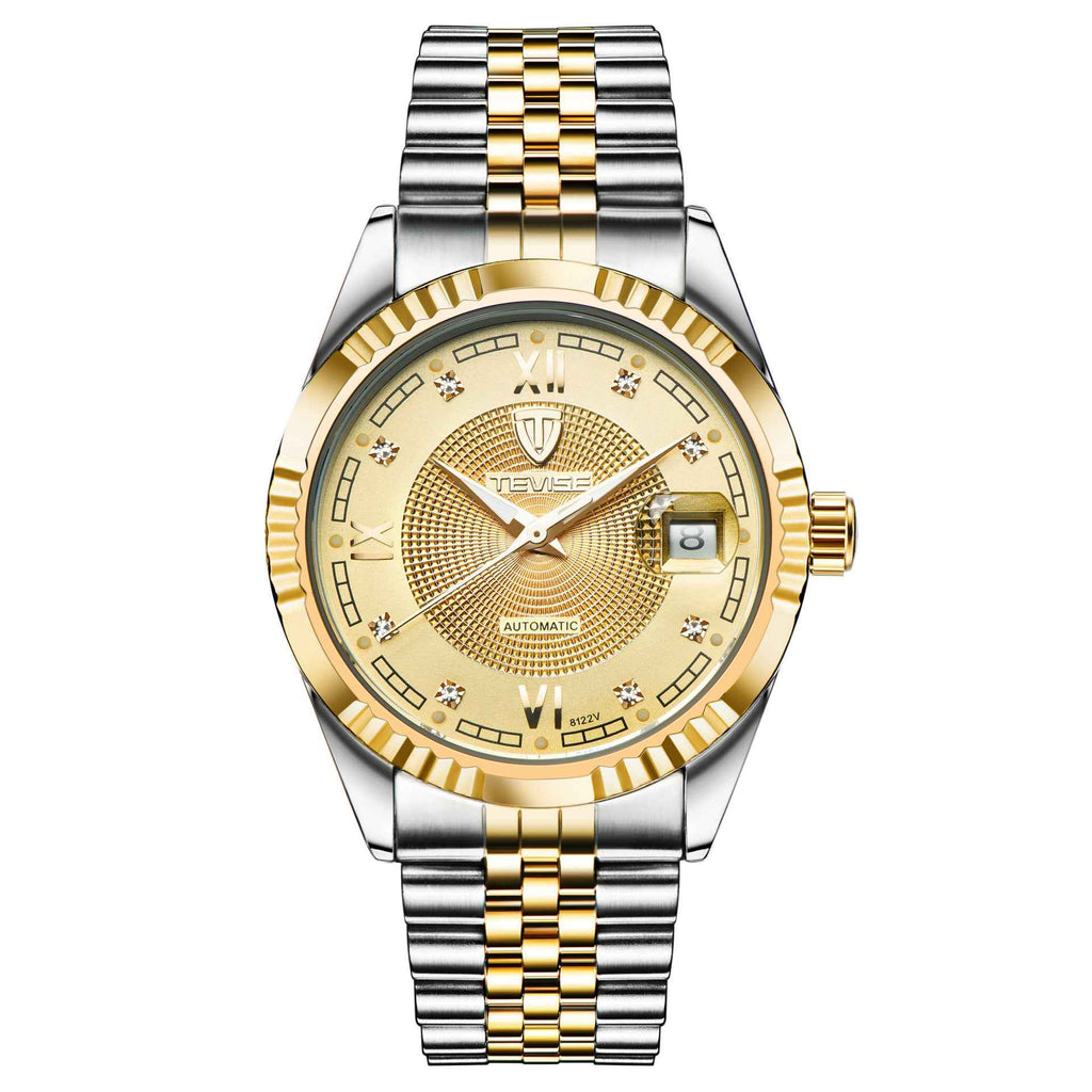 Teweisi Waterproof Automatic Geneva Men's Diamond Watch – Fashion Mechanical