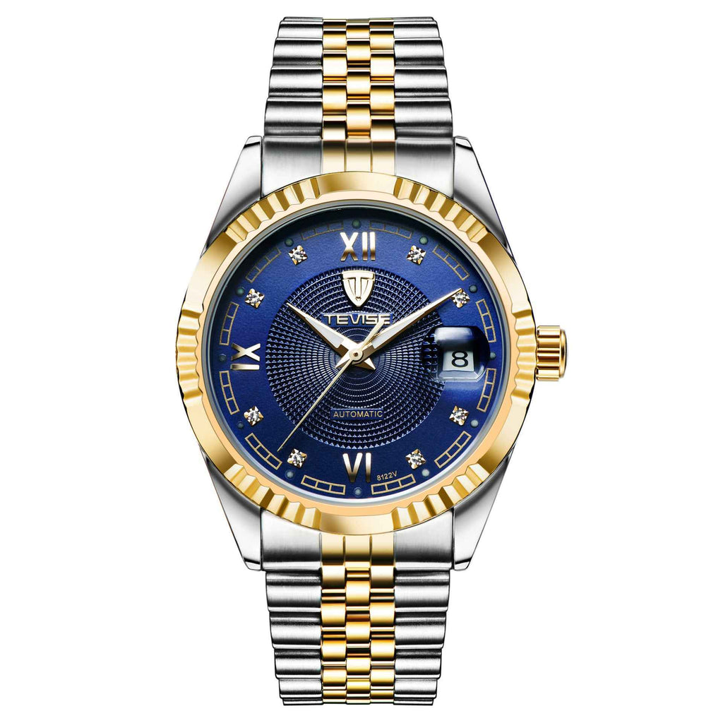 Teweisi Waterproof Automatic Geneva Men's Diamond Watch – Fashion Mechanical