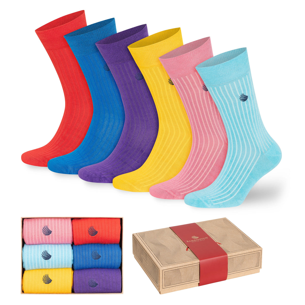 Men’s Bamboo Dress & Trouser Socks 6-Pack - 420