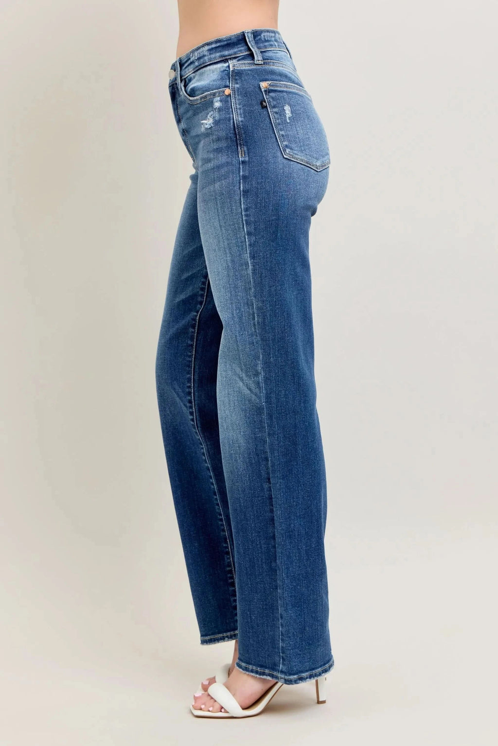 Judy Blue Full Size High Waist 90's Straight Leg Jeans