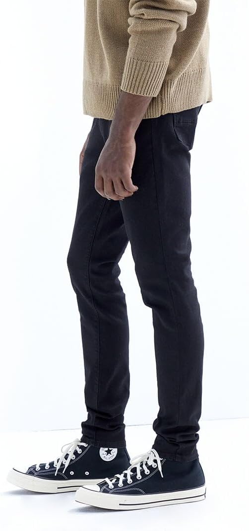 PacSun Men's Bryce Stacked Skinny Jeans Stretch Black