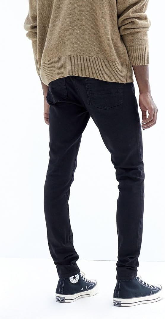 PacSun Men's Bryce Stacked Skinny Jeans Stretch Black