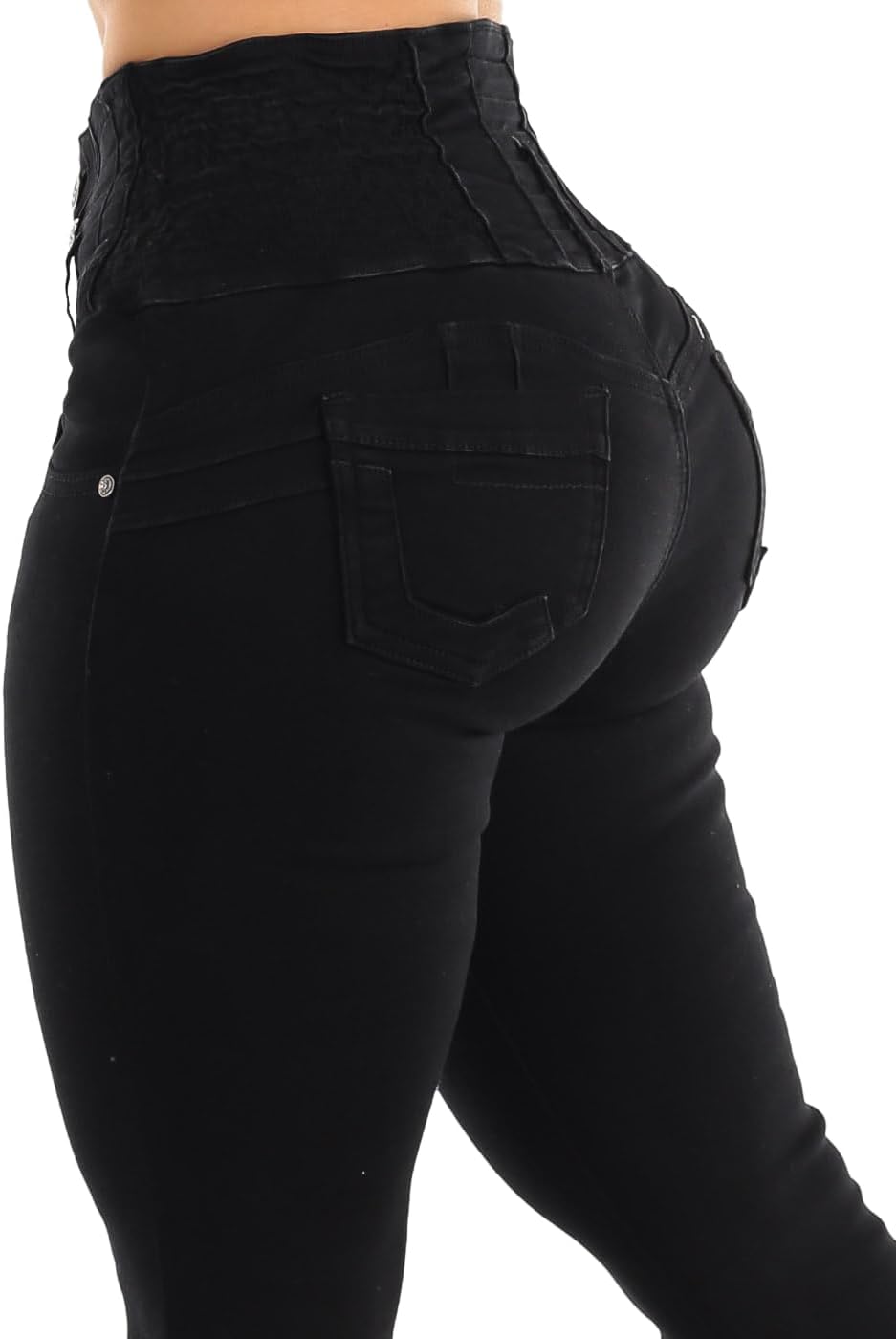 Moda Xpress Super High Waisted Butt Lifting Jeans for Women - Levanta Cola Skinny Jeans