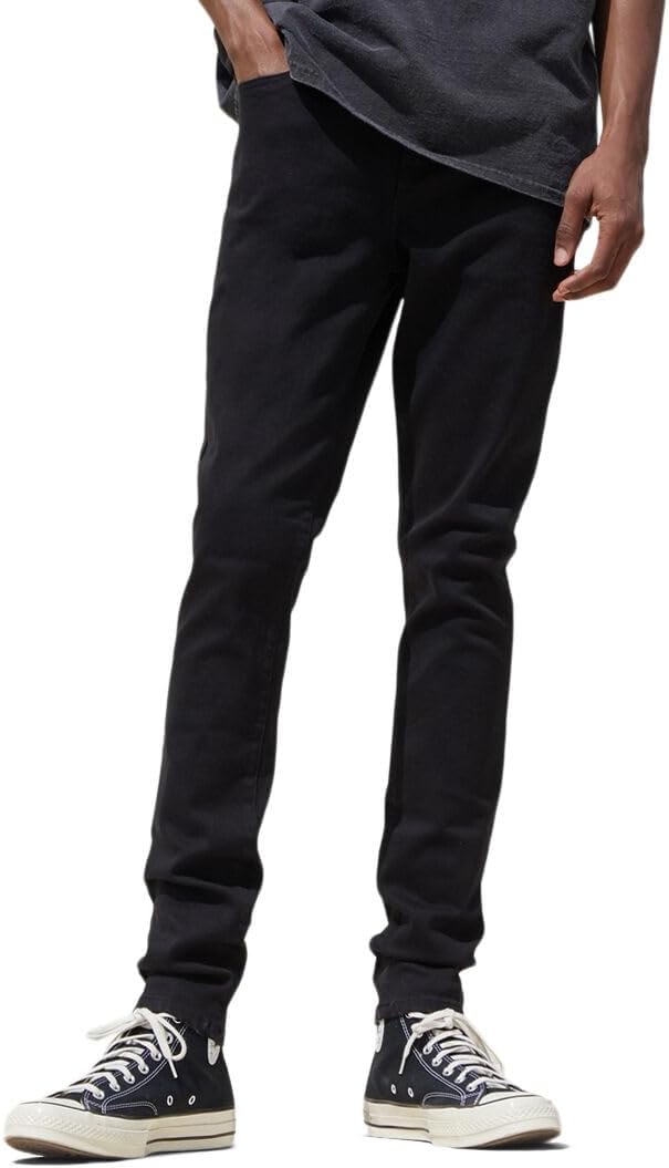 PacSun Men's Bryce Stacked Skinny Jeans Stretch Black