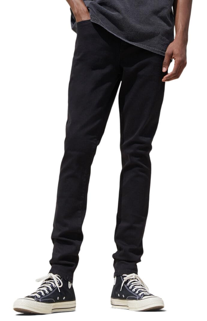 PacSun Men's Bryce Stacked Skinny Jeans Stretch Black