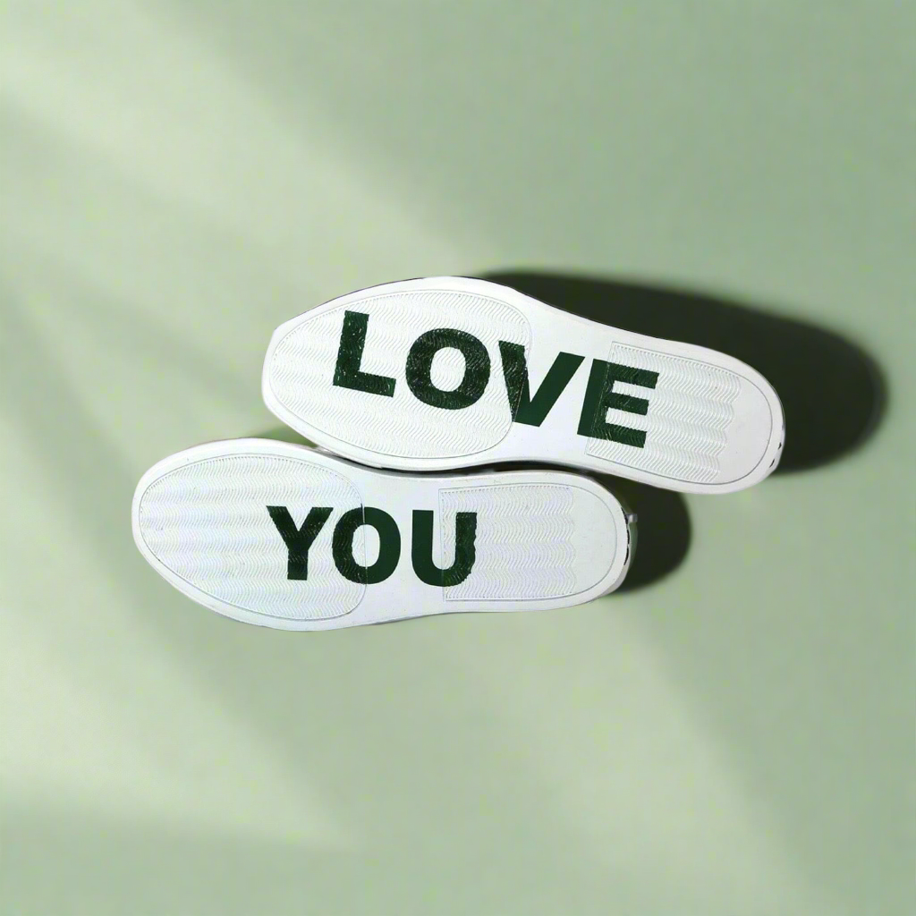 Michaela V Amare white sneakers