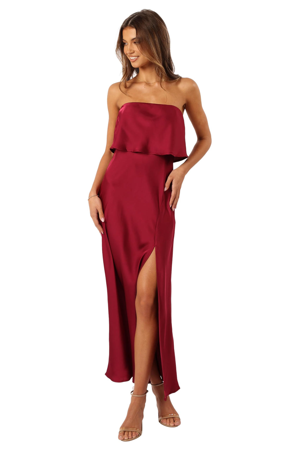 Petal & Pup Women's Vienna Strapless Midi Dress