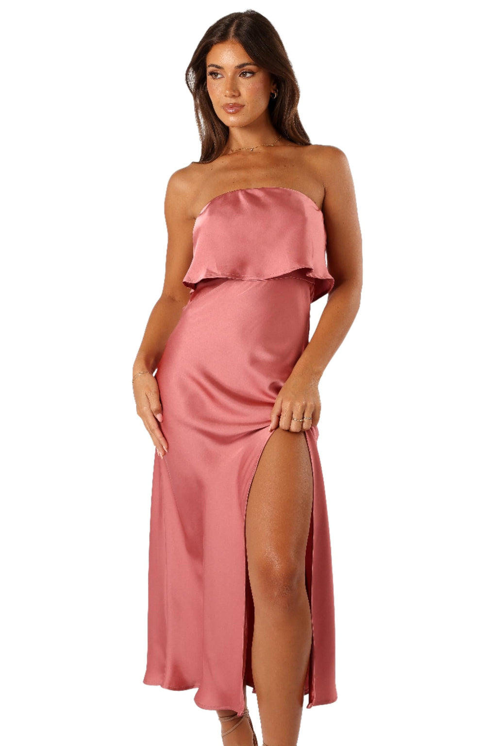 Petal & Pup Women's Vienna Strapless Midi Dress