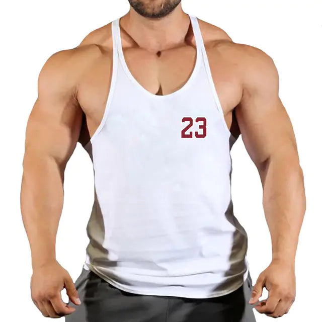 Men's Breathable Cotton Gym Training Vest