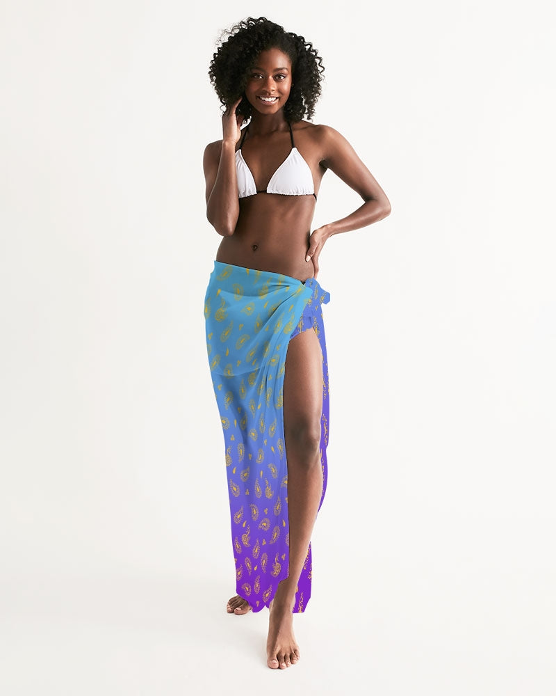 Peacock Henna Women's Swim Cover