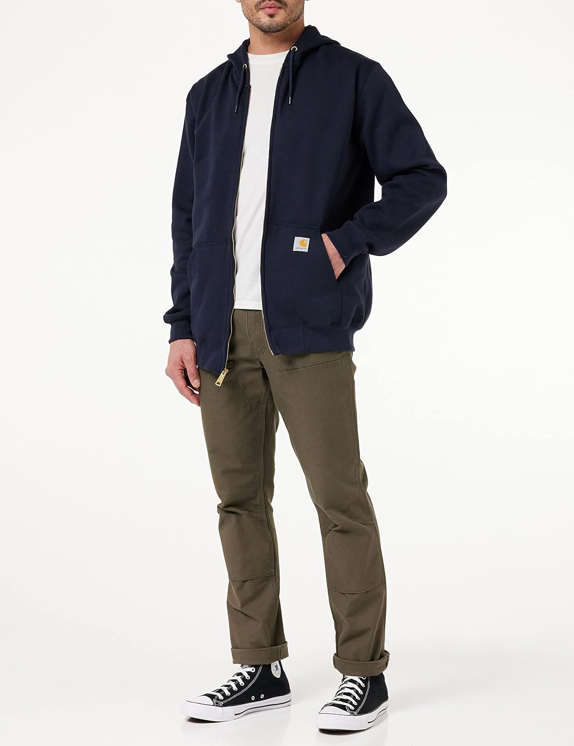 Carhartt Men's K122 Loose Fit Midweight Full-Zip Sweatshirt