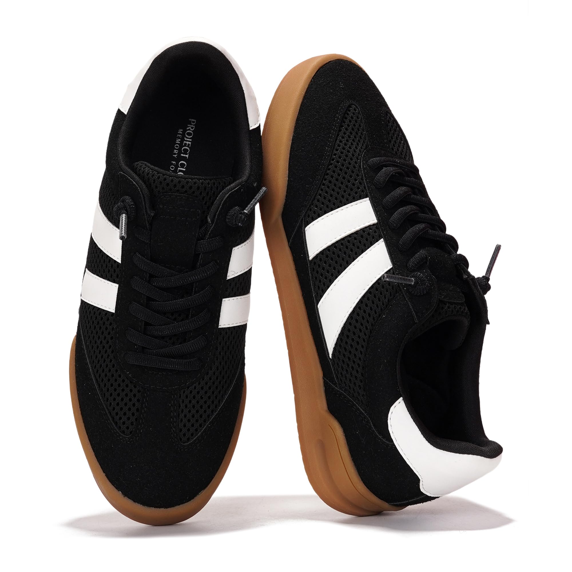 Project Cloud Casual Sneakers for Women - Memory Foam Insoles Lace-Up Womens Shoes and Lightweight Women's Fashion Sneakers - Water Resistant and Non-Slip Shoes for Women Footwear (Verdict)