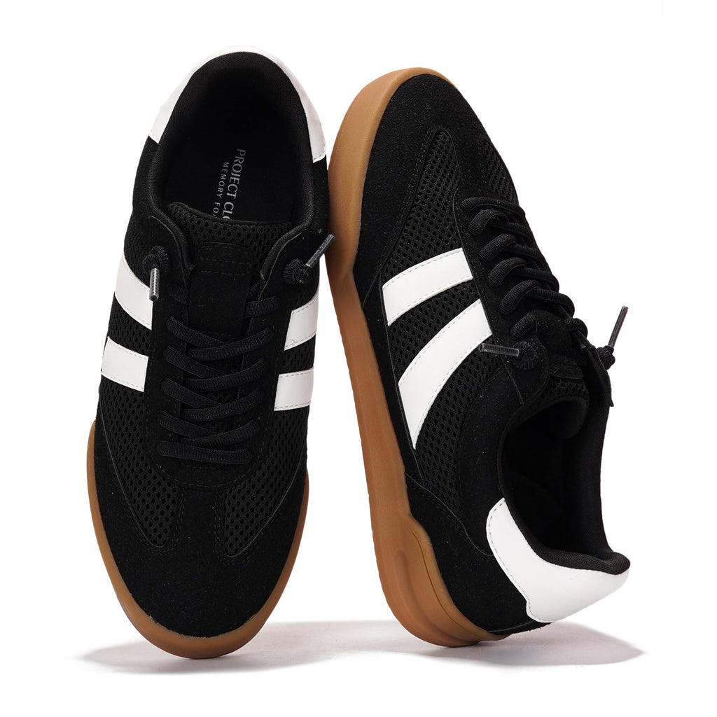 Project Cloud Casual Sneakers for Women - Memory Foam Insoles Lace-Up Womens Shoes and Lightweight Women's Fashion Sneakers - Water Resistant and Non-Slip Shoes for Women Footwear (Verdict)