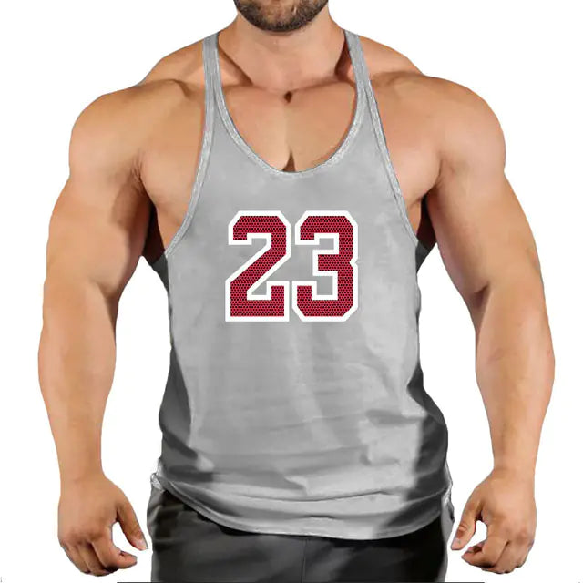 Men's Breathable Cotton Gym Training Vest