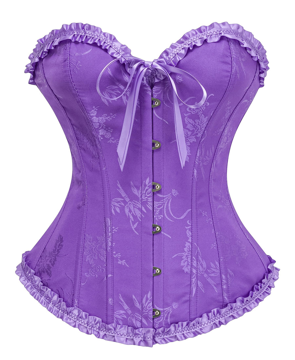 SZIVYSHI Corset Tops for Women, Bustier Shapewear Lingerie, Lace Waist Push Up Bodysuit