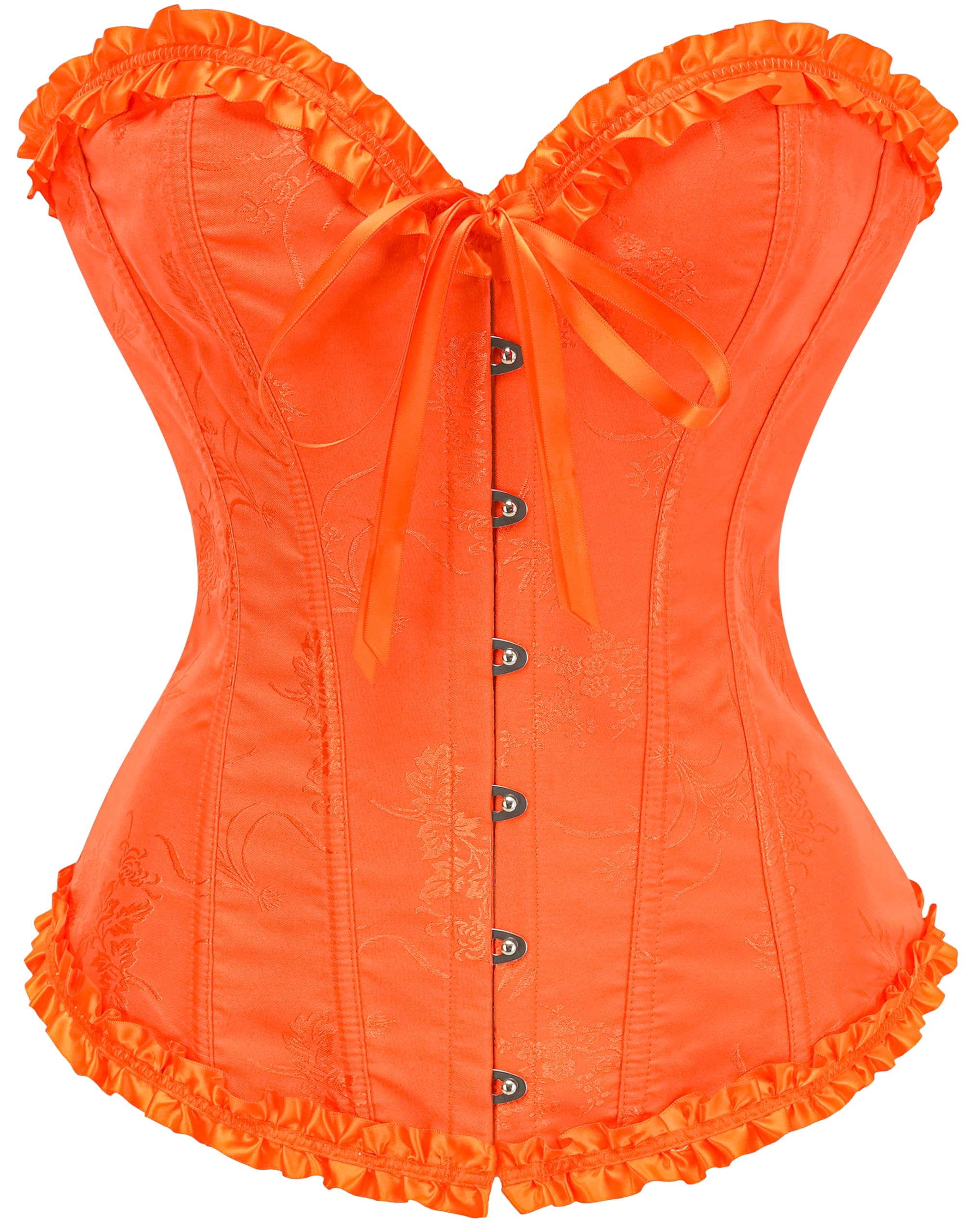 SZIVYSHI Corset Tops for Women, Bustier Shapewear Lingerie, Lace Waist Push Up Bodysuit