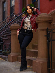 Moda Xpress Super High Waisted Butt Lifting Jeans for Women - Levanta Cola Skinny Jeans