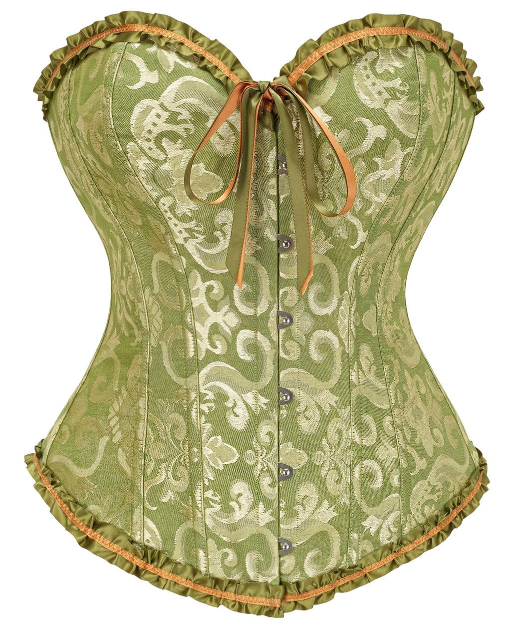 SZIVYSHI Corset Tops for Women, Bustier Shapewear Lingerie, Lace Waist Push Up Bodysuit