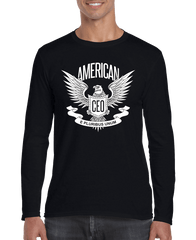 American CEO Patriotic Eagle Men's Long Sleeve Shirt