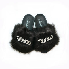 Michaela V Pupa Slippers Black