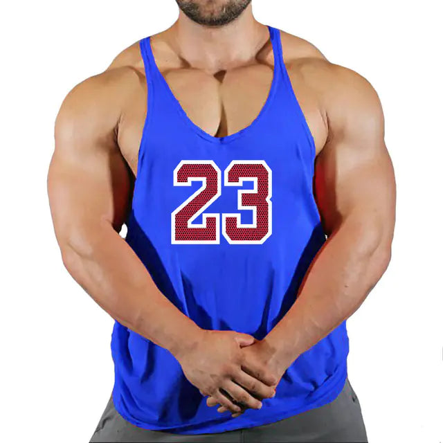 Men's Breathable Cotton Gym Training Vest